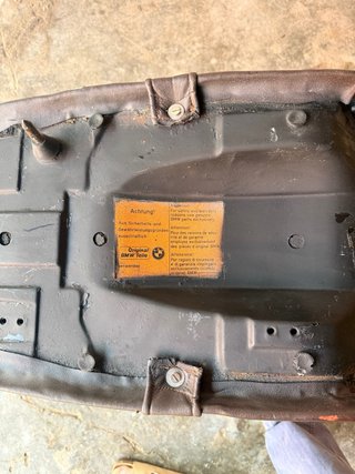Asiento Original BMW R65 R80 R100 Monolever