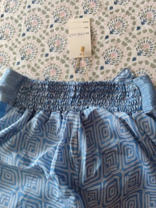 Falda pantalón estampada étnica