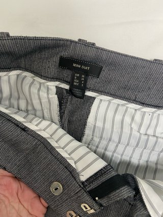 Pantalón sastre espiga gris