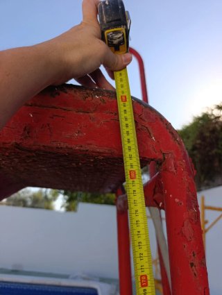 Tobogán metálico infantil