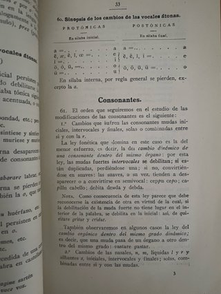 Libro: estudio elemental de  gramática histórica d