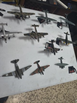 Maquetas de Aviones Militares 1 y 2 guerras mundia