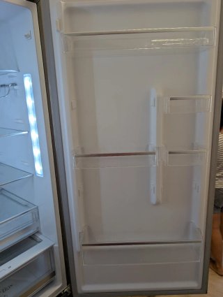 Nevera Cecotec Inox Combi 356L No Frost