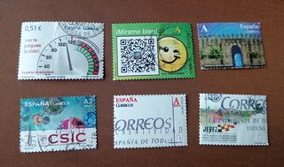 Sellos usados de España. VER FOTOS