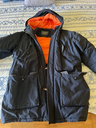 Chaqueta Jack & Jones Negra Naranja