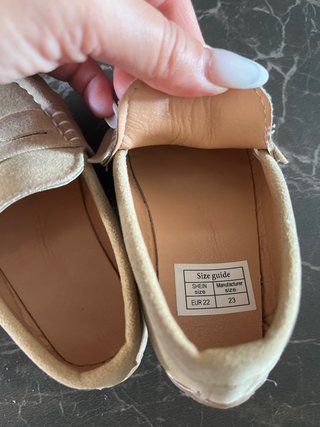 Mocassini bambino beige shein