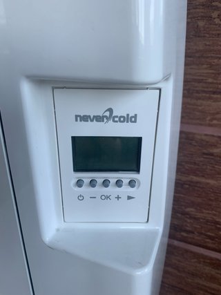 Radiador eléctrico blanco