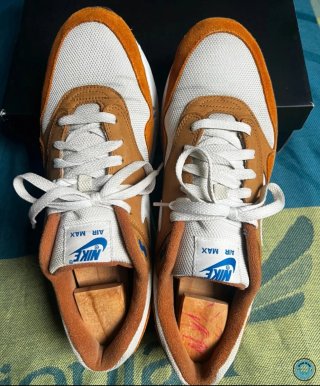 Nike Air Max 1 Curry Naranja Blanco