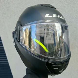 Casco Moto Modular LS2 Negro