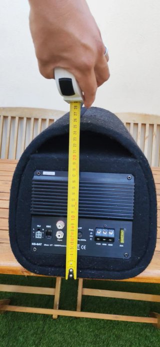 Subwoofer Tubular 8 NS.8at con etapa incorporada