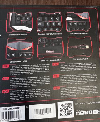 Teclado Gaming Talius Arconte LED