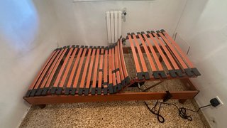 Cama articulada eléctrica con mando