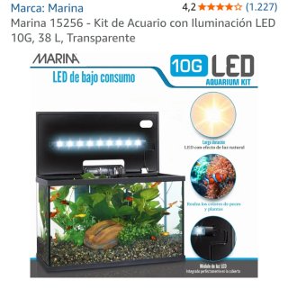 Acuario Marina 38L con filtro
