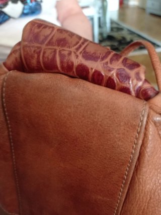Bolso de cuero El Corte Inglés