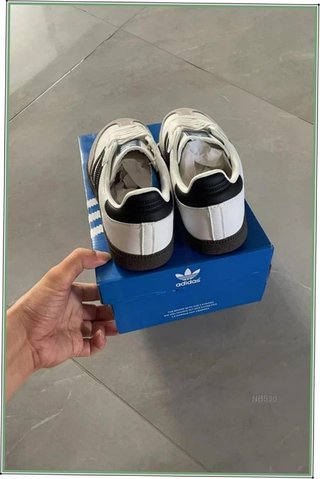 Adidas Samba Vegan Blancas Goma Talla 39 Sin Usar