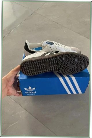 Adidas Samba Vegan Blancas Goma Talla 39 Sin Usar