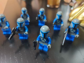 LEGO STAR WARS 8 TROPAS MANDALORIANAS CON CAÑON
