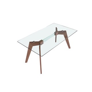 Mesa Comedor Cristal Angel Cerdá Madera