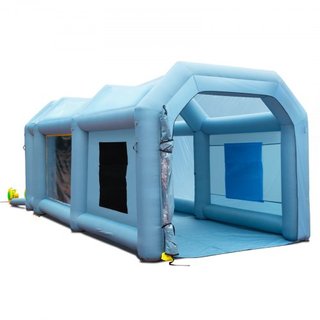 Tienda de Pintura Inflable para Automóviles 610 cm x 305 cm x 244 cm Sistema de Filtro 2 Ventiladores