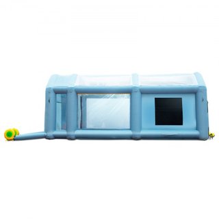Tienda de Pintura Inflable para Automóviles 610 cm x 305 cm x 244 cm Sistema de Filtro 2 Ventiladores