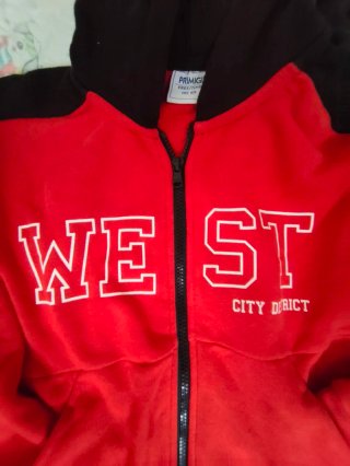 Felpa bambino WEST CITY DISTRICT tg 10 anni primig