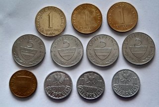 Lotto monete estere da collezione