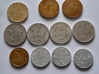 Lotto monete estere da collezione