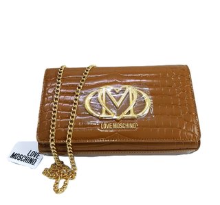 Bolso Bandolera Love Moschino Marrón Nuevo