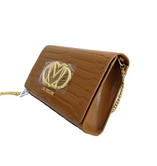 Bolso Bandolera Love Moschino Marrón Nuevo