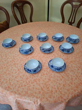 Juego de café de porcelana