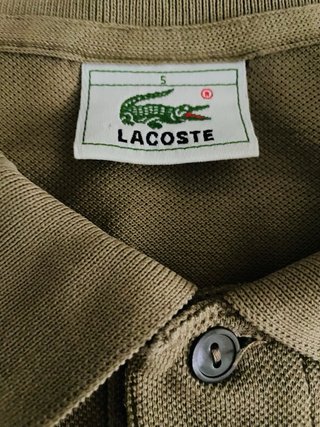 Polo Lacoste Talla 5 Café