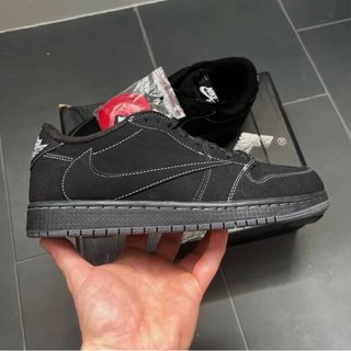 Jordan 1 Low Travis Scott Negra
