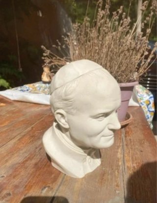 Busto Papa Marmo Bianco