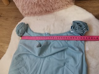 Vestido azul claro premamá talla S embarazada