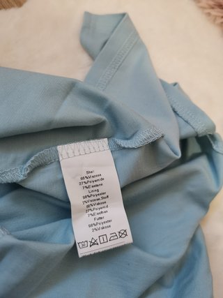 Vestido azul claro premamá talla S embarazada