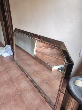 Espejo antiguo grande salón