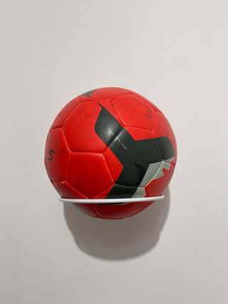 Supporto metallico per palloni