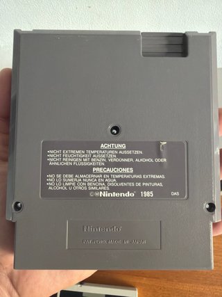 Nintendo NES Versión Española 1987
