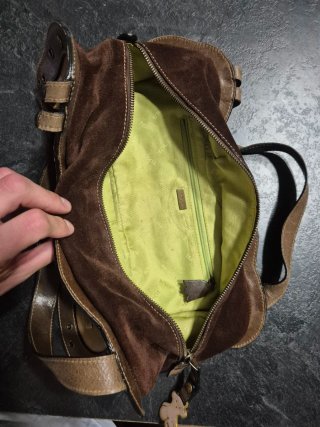Bolso Tous Piel Beige y Marrón