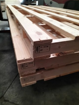 6 Palets de Madera Grandes 310x135