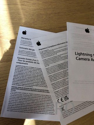 Camara Adaptador USB Apple