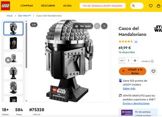 LEGO Star Wars Pack de Cascos - 75328 y 75408