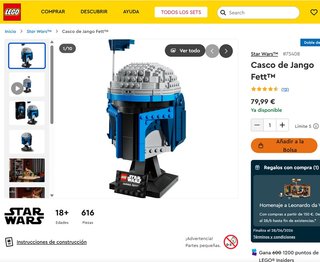 LEGO Star Wars Pack de Cascos - 75328 y 75408