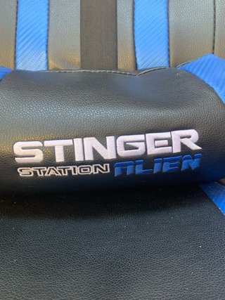 Silla Gamer Stinger Negra y Azul
