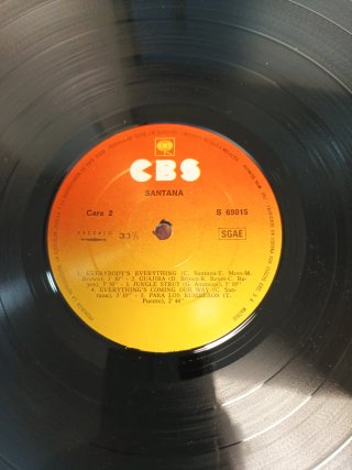 Vinilo LP Santana Gatefold España 1978