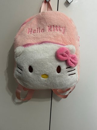 Zainetto Hello Kitty peluche rosa