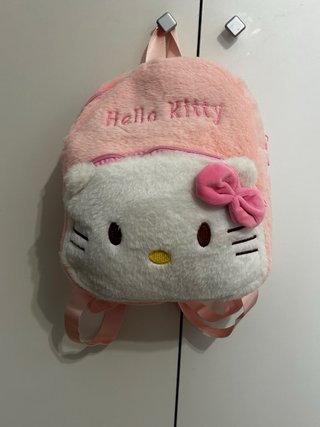 Zainetto Hello Kitty peluche rosa