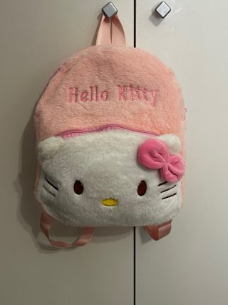 Zainetto Hello Kitty peluche rosa