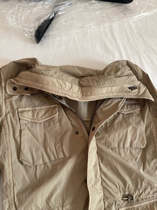 Giacca utility uomo beige