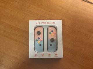 Controller per NSwitch rosa e blu sfumato